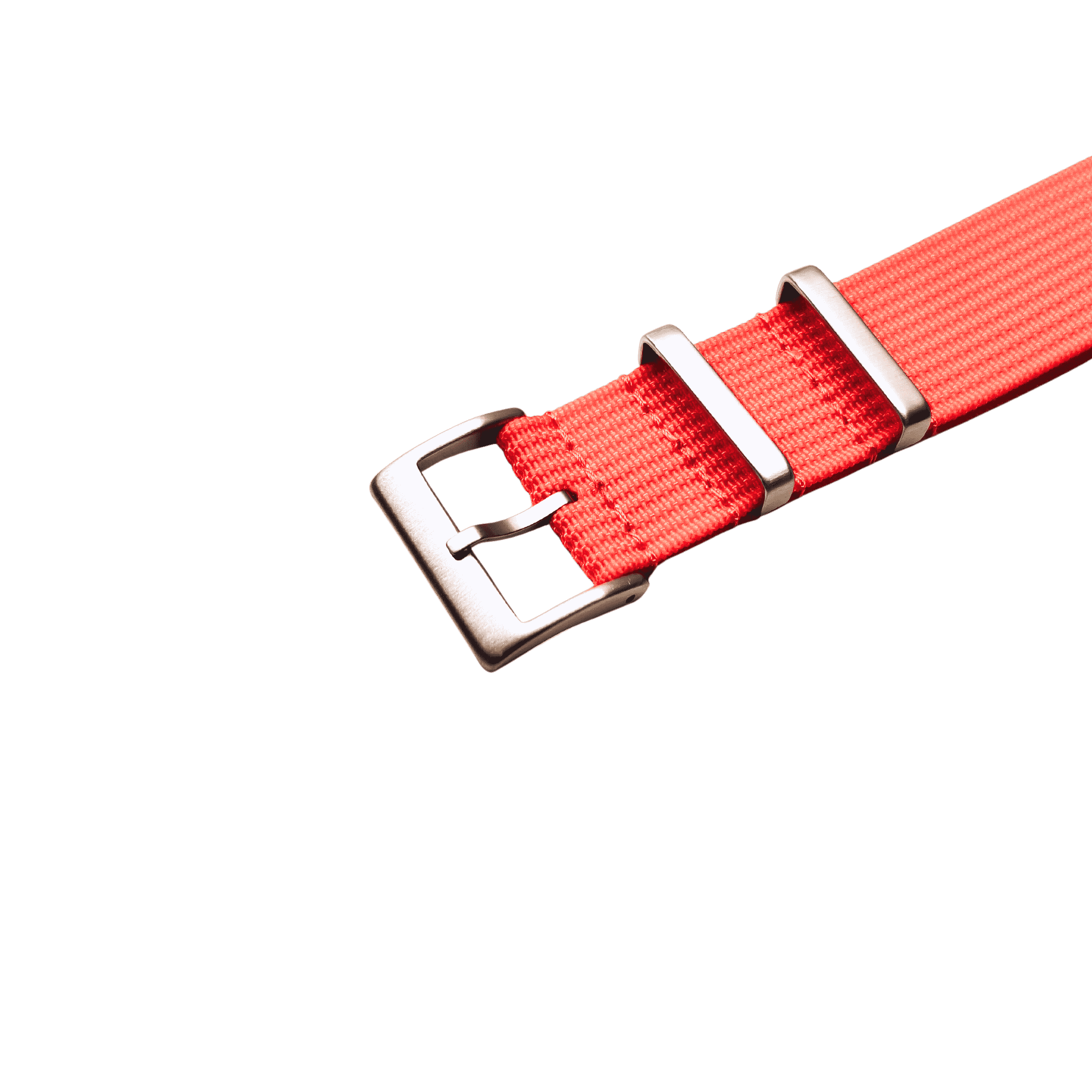 Ribbed Nato strap - Orangsje - Watchify.no