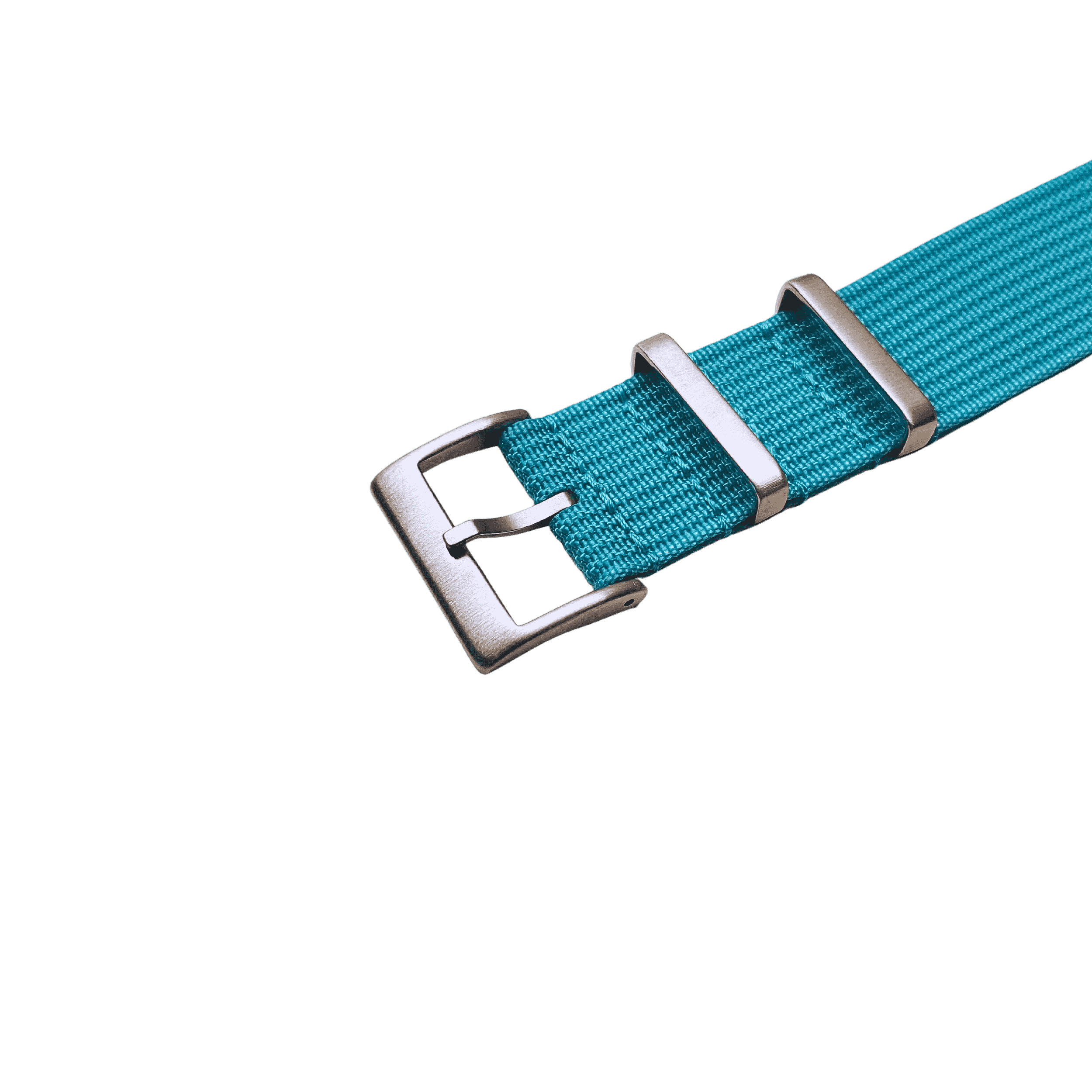 Watchify sin ribbed nato strap i blå farge
