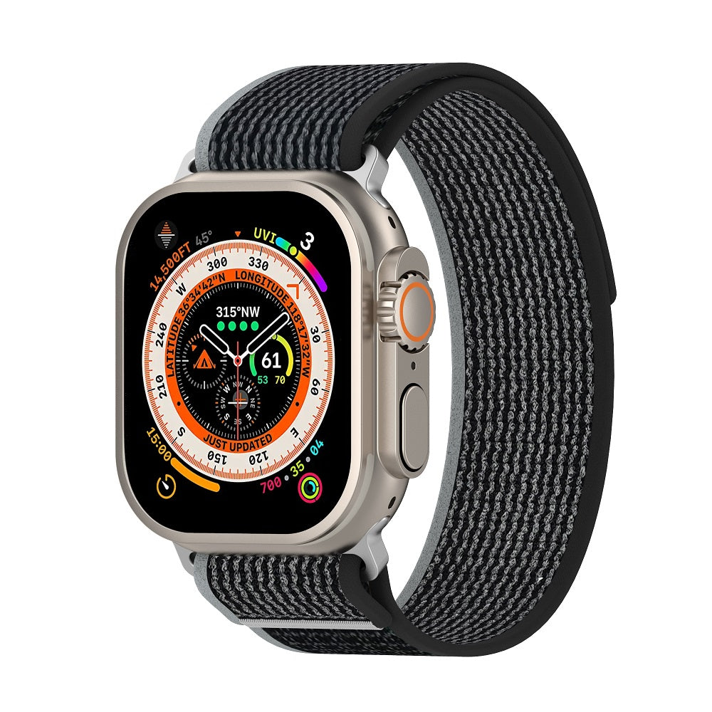 Trail reim fra watchify.no til Apple Watch. Sort/Grå