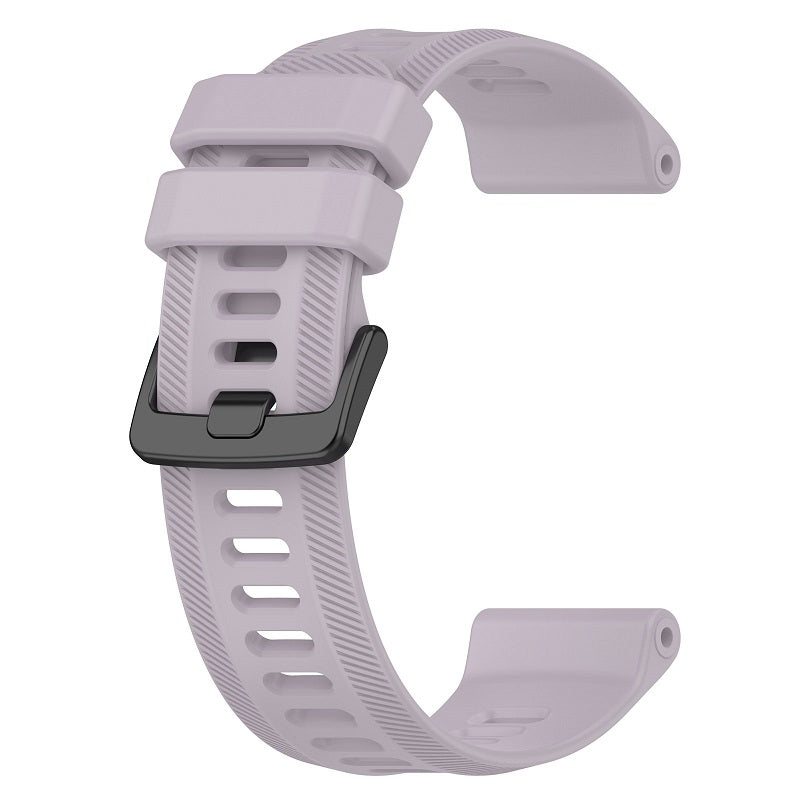 22mm silikonrem til Garmin Descent G1, Instinct/Instinct 2, Approach S62/S60, Fenix6 GPS/6 Pro GPS/6 Sapphire GPS, Fenix5/5 plus, Quatix5/Quatix5 Sapphire og Forerunner 955/945. Lyselilla farge