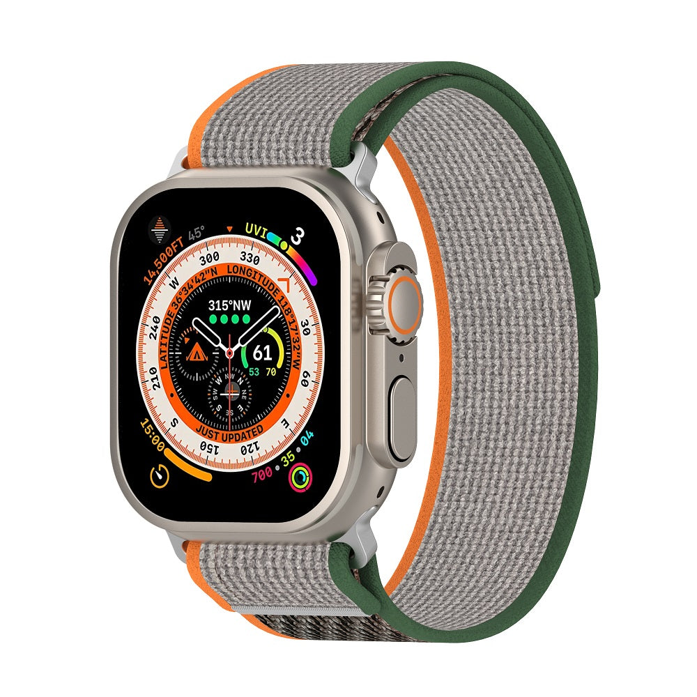 Trail reim fra watchify.no til Apple Watch. Orangjse/Grønn