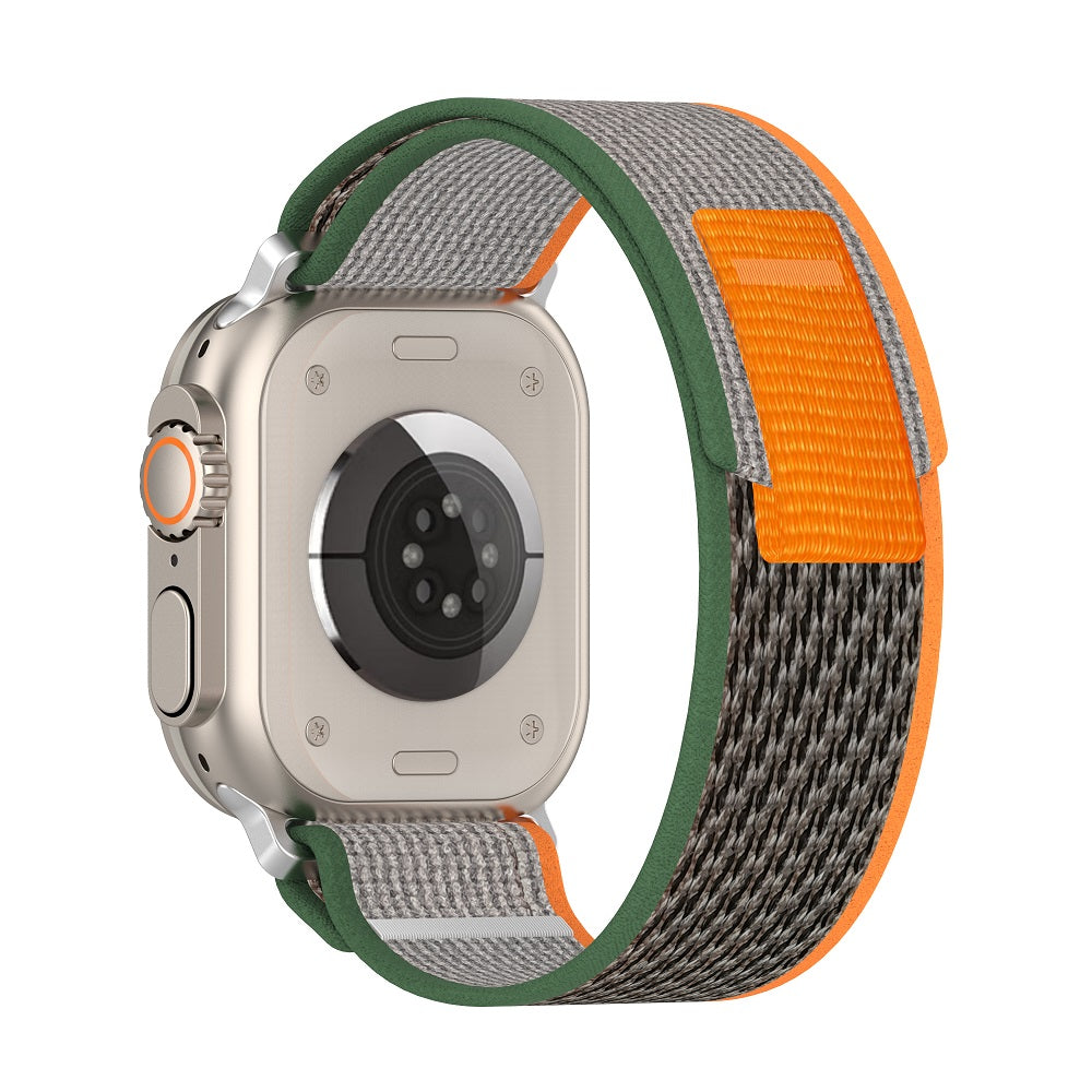 Trail reim fra watchify.no til Apple Watch. Orangjse/Grønn