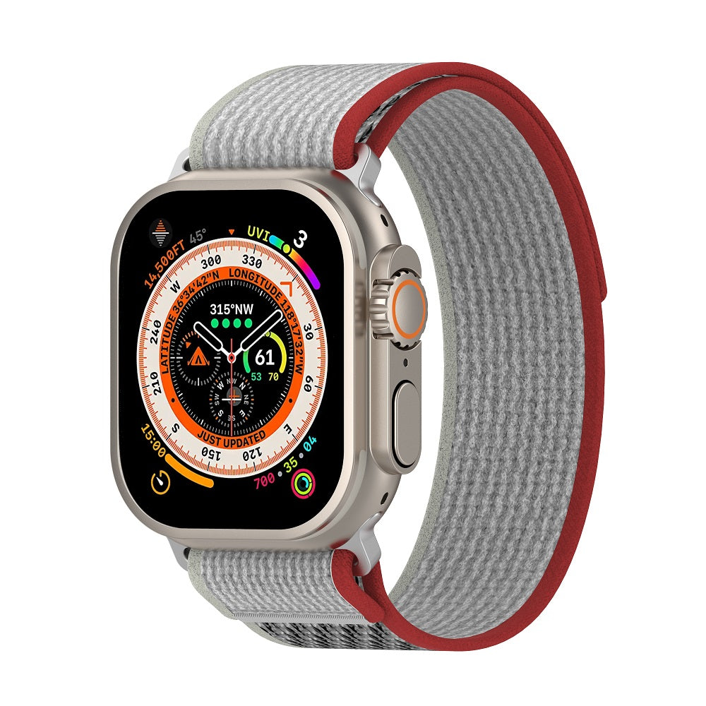 Trail reim fra watchify.no til Apple Watch. Rød/Hvit