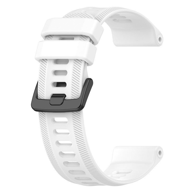 22mm silikonrem til Garmin Descent G1, Instinct/Instinct 2, Approach S62/S60, Fenix6 GPS/6 Pro GPS/6 Sapphire GPS, Fenix5/5 plus, Quatix5/Quatix5 Sapphire og Forerunner 955/945. Hvit farge
