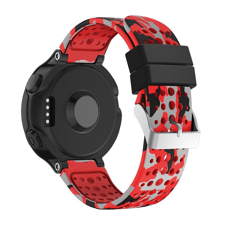 Garmin Forerunner 220/230/235/620/630/735 - Rød camo - Watchify.no