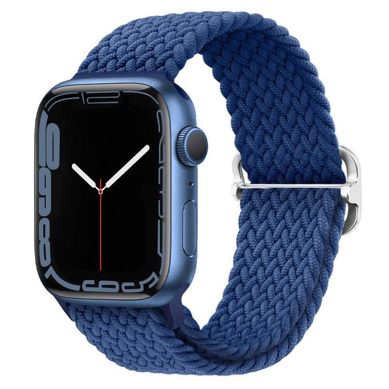 Klokkereim til Apple Watch (Elastisk og justerbar) Blå - Watchify.no